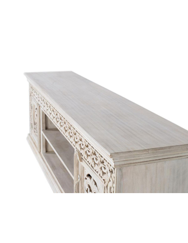 Mueble de TV 2 puertas caladas Mueble de TV 2 puertas caladas