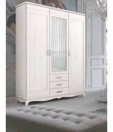 Armario Vega 150 cm 3 puertas base curva