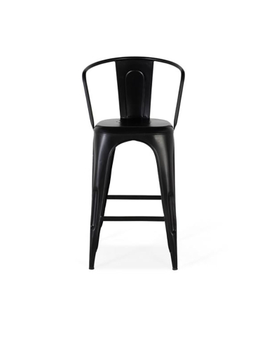 Taburete alto industrial metal