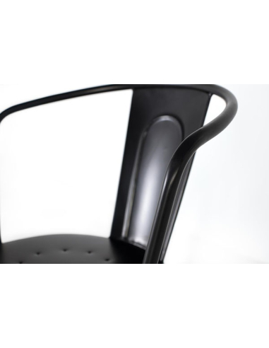 Taburete alto industrial metal