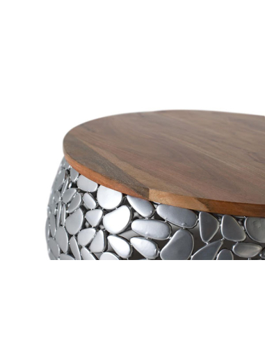 Set de 2 mesas de centro mango y...