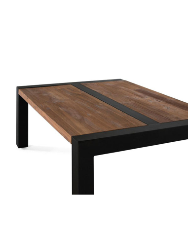 Mesa de centro tapa teka Mesa de centro tapa teka