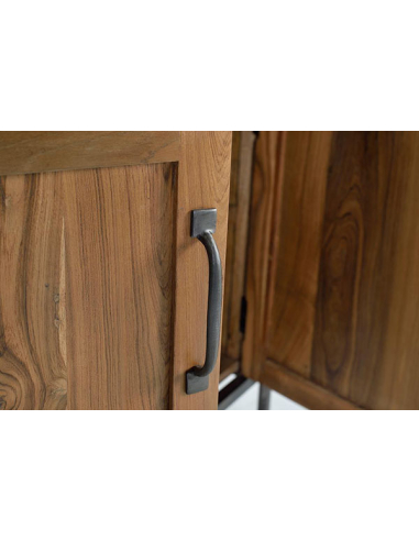 Aparador 8 cajones 3 puertas teka y... Aparador 8 cajones 3 puertas teka y...