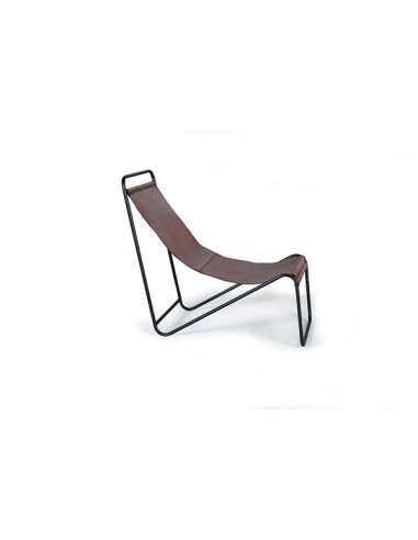 Silla cuero reclinada