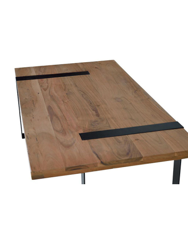 Mesa de centro metal en espejo