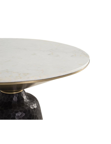 Mesa auxiliar Magdalena mármol blanco Mesa auxiliar Magdalena mármol blanco
