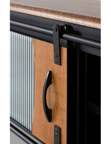 Mueble TV Loira industrial corredera