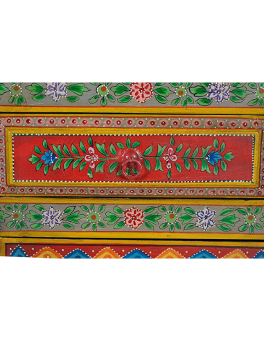 Aparador vajillero Goa pintado a mano