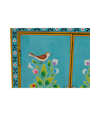 Cómoda Goa con estante pintada a mano