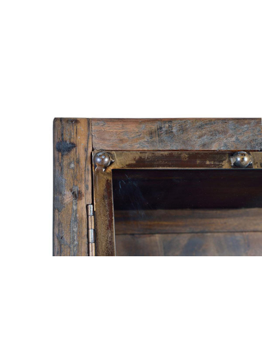 Vitrina madera recuperada traviesa de...