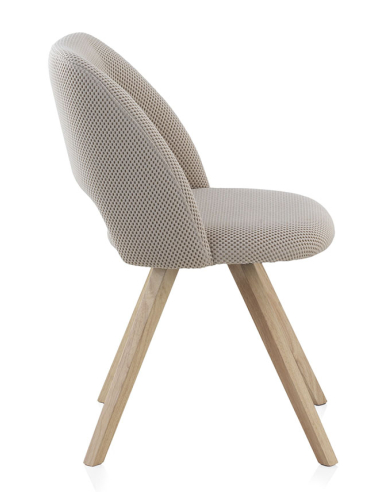 Silla Forseti tapizada nido de abeja...