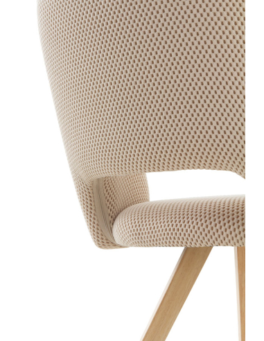 Silla Forseti tapizada nido de abeja...