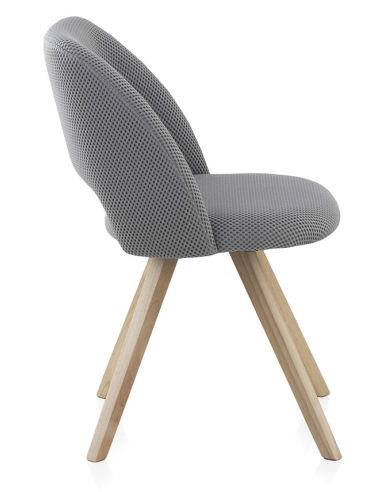 Set 4 Sillas Forseti tapizadas nido...