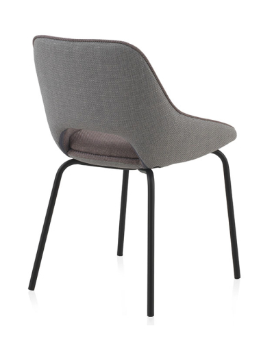 Silla Baldr tapizadas bicolor...