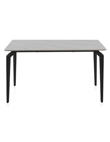 Mesa de Comedor Idunn cerámica blanca...