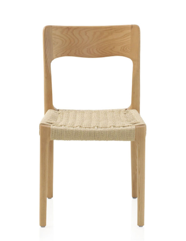 Silla Eir madera fresno con asiento...