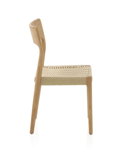Silla Eir madera fresno con asiento...