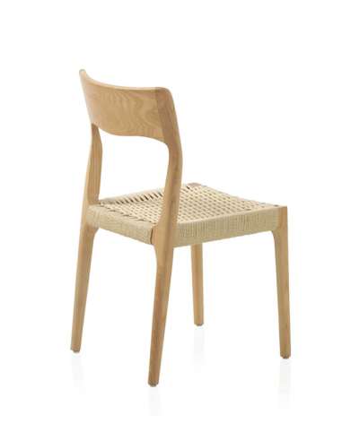 Silla Eir madera fresno con asiento...