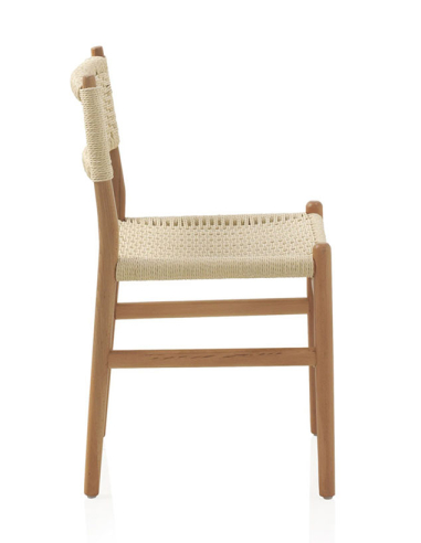 Silla Ullr madera haya con asiento...