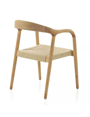 Sillón Sigyn madera fresno con...