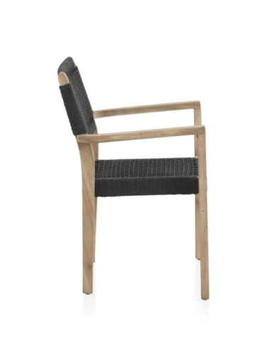 Set 4 Sillones Baldur madera acacia