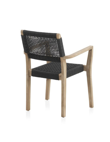 Set 4 Sillones Baldur madera acacia