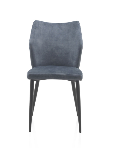 Silla Hermes color azul patas... Silla Hermes color azul patas...