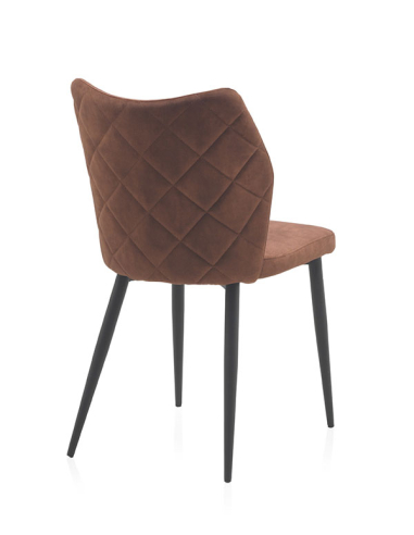 Silla Hermes color marrón patas... Silla Hermes color marrón patas...