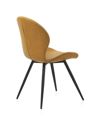 Silla Fortuna color mostaza patas...