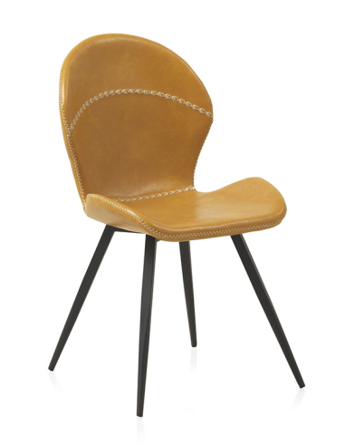 Set 4 Sillas Fortuna color mostaza...