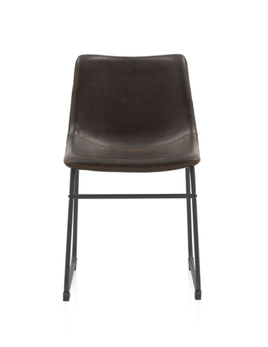 Silla Júpiter color marrón patas...