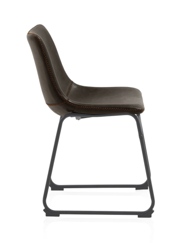 Silla Júpiter color marrón patas...