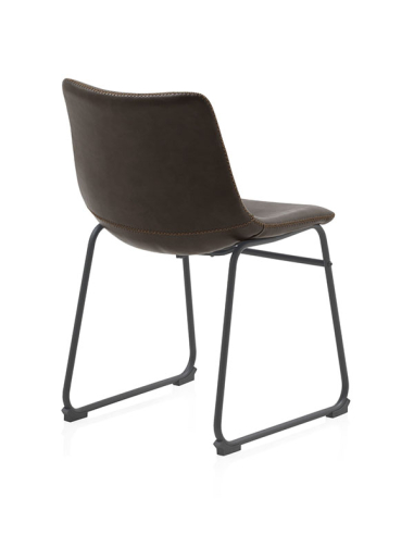 Silla Júpiter color marrón patas...