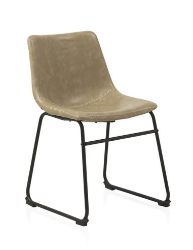 Silla Júpiter color crema patas...