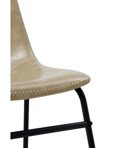 Silla Júpiter color crema patas...