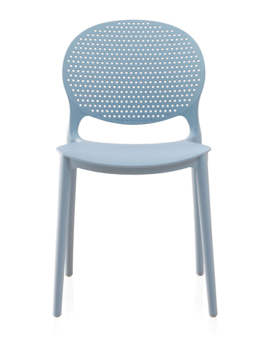 Set 4 Sillas Apolo pp color celeste