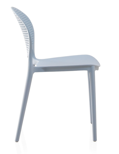 Set 4 Sillas Apolo pp color celeste