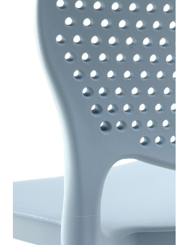 Set 4 Sillas Apolo pp color celeste