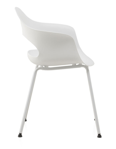 Set 4 Sillones Neptuno pp color blanco