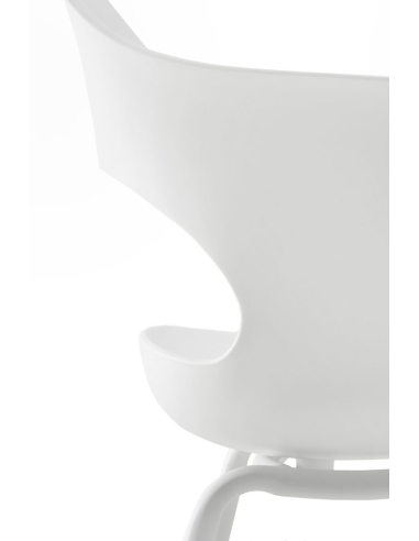 Set 4 Sillones Neptuno pp color blanco
