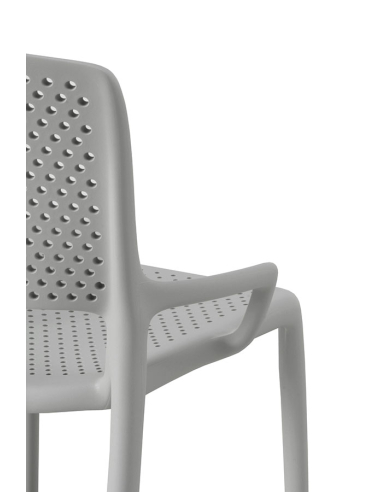 Set 4  Sillas Vesta pp color gris