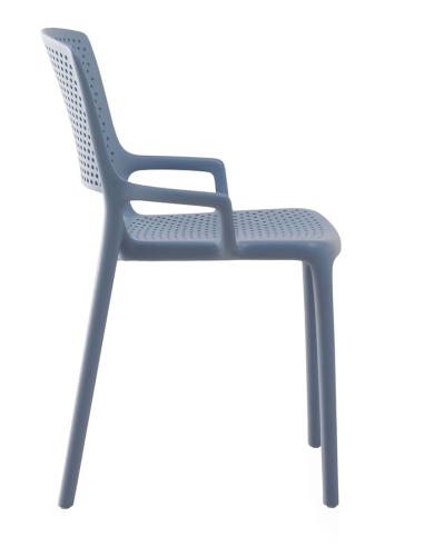 Set 4 Sillas Vesta pp color celeste