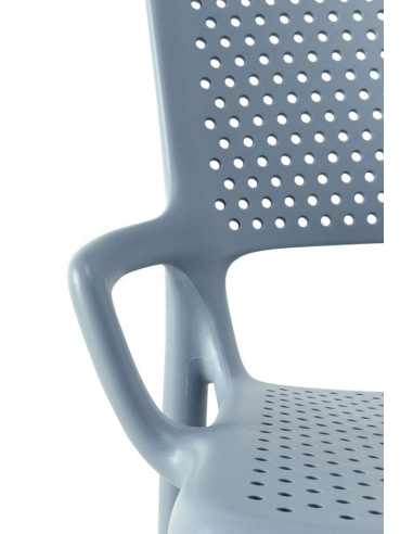 Set 4 Sillas Vesta pp color celeste