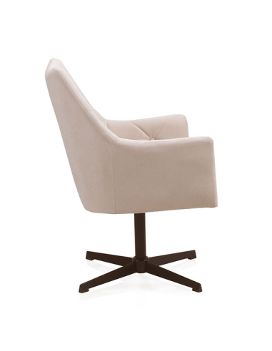 Sillón Anansi giratorio tapizado,...