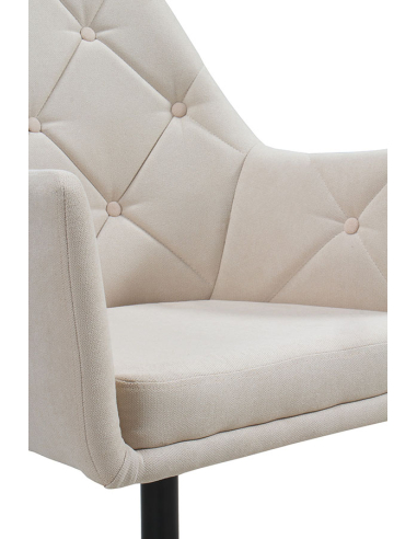 Sillón Anansi giratorio tapizado,...