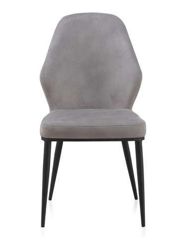 Set 4 Sillas Inti gris claro patas...