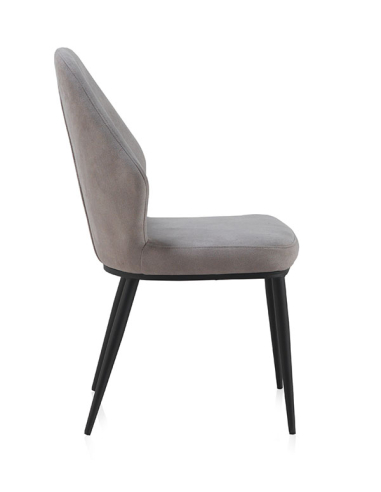 Set 4 Sillas Inti gris claro patas...