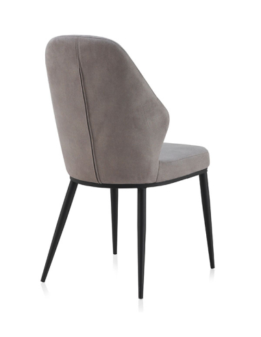 Set 4 Sillas Inti gris claro patas...