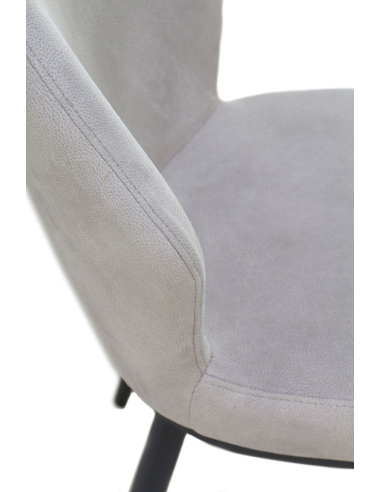 Set 4 Sillas Inti gris claro patas...