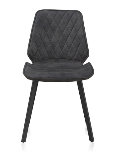 Set 4 Sillas Balder gris oscuro patas...